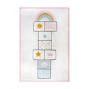 Tappeto per bambini rosa e bianco 120x170 cm Bouncy - Hanse Home