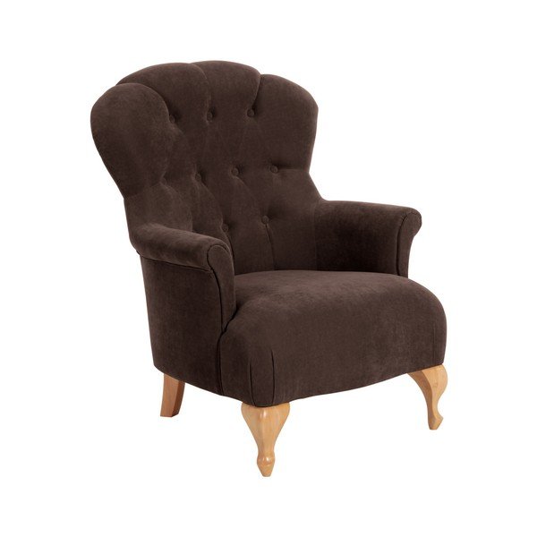 Poltrona marrone Camilla Velor - Max Winzer