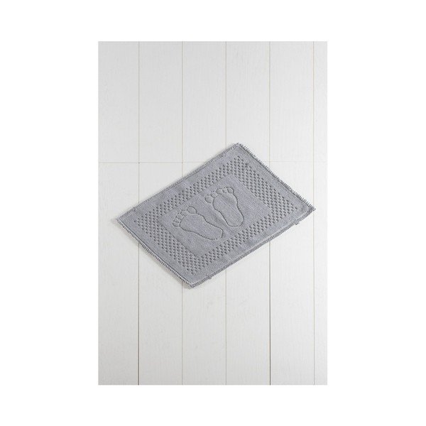 Tappeto da bagno grigio, 70 x 50 cm - Foutastic