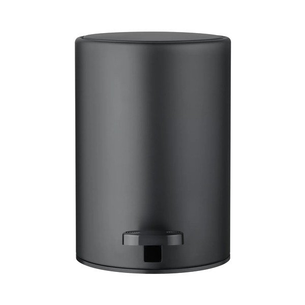 Cestino per la spazzatura nero opaco in acciaio con pedale 3 l Modo – Blomus