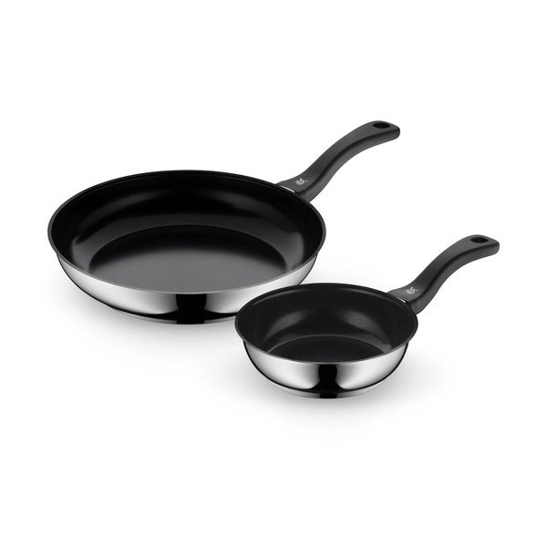 Padelle in set in acciaio inox con superficie in ceramica 2 pz ø 28 cm Devil – WMF