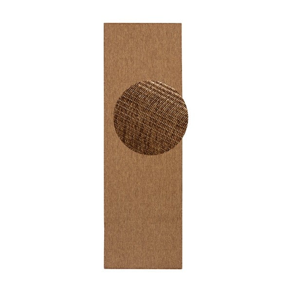 Passatoia da interno ed esterno marrone 80x350 cm Nature – Hanse Home