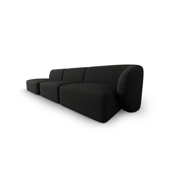 Divano nero 302 cm Shane - Micadoni Home-image-1