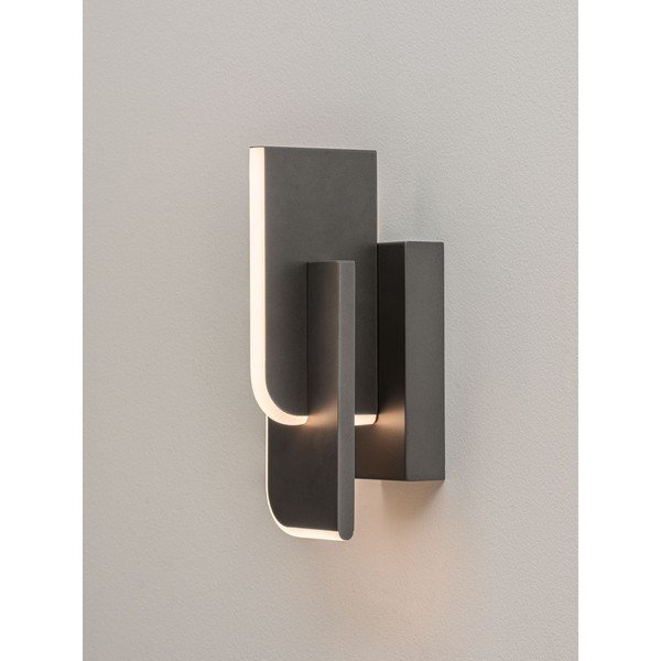 Lampada da parete LED grigio chiaro in metallo con intensità regolabile Totem – Nova Luce-image-4
