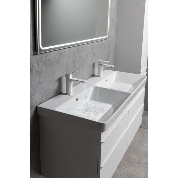 Rubinetto per lavandino bianco verticale Spy – Sapho-image-2