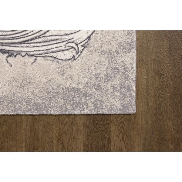 Tappeto in lana crema 130x190 cm Mawson - Agnella-image-2