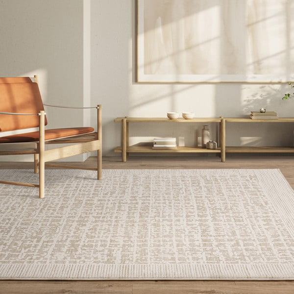 Tappeto color crema 200x300 cm Anders Beige Natural – Asiatic Carpets-image-1