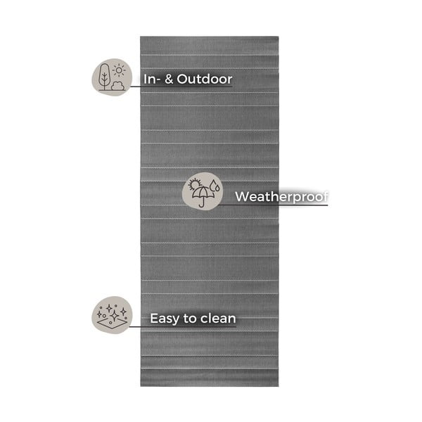 Runner grigio per esterni, 80 x 200 cm Sunshine - Hanse Home-image-2