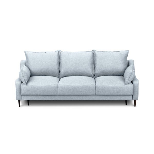 Divano letto azzurro con contenitore, 215 cm Ancolie - Mazzini Sofas
