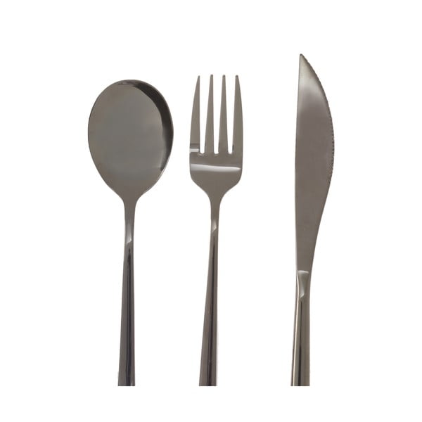 Posate in acciaio inox nero 3 pezzi Mimo - Premier Housewares-image-2