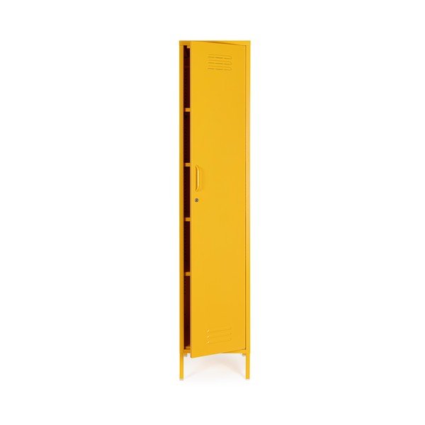 Armadietto giallo in metallo con chiusura a chiave 38x185x46 cm Cambridge – Yes Everyday-image-3