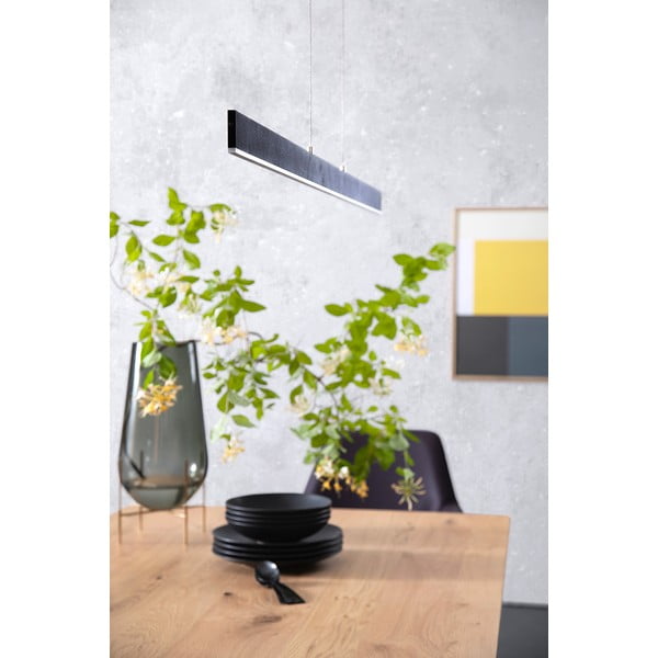 Lampadario a LED nero dimmerabile Straight - Fischer & Honsel-image-1