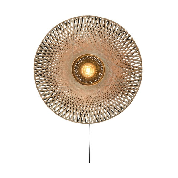Lampada da parete in bambù , ⌀ 87 cm Kalimantan - Good&Mojo