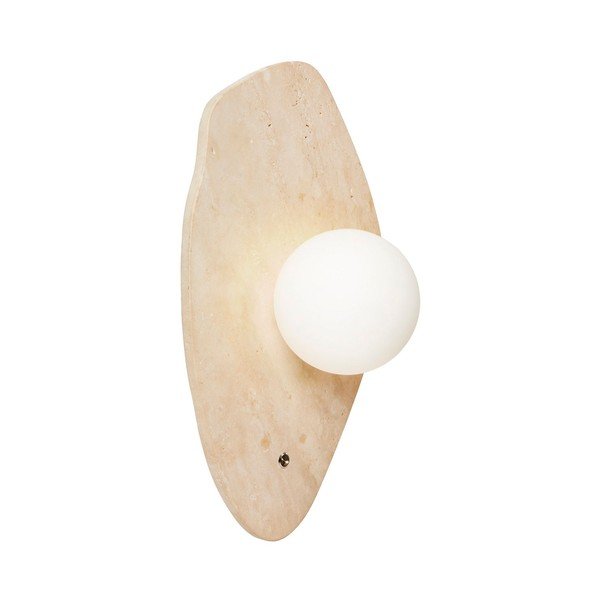 Lampada da parete beige in pietra ø 10 cm Hilde – Opviq lights-image-4