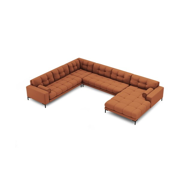 Divano angolare color mattone (angolo sinistro) Bali - Cosmopolitan Design-image-4