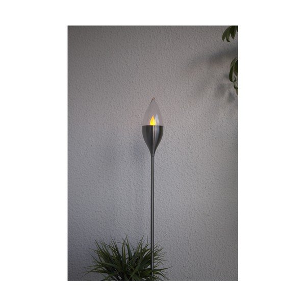 Apparecchio solare a LED per esterni in acciaio inox , altezza 115 cm Olympos - Star Trading-image-2