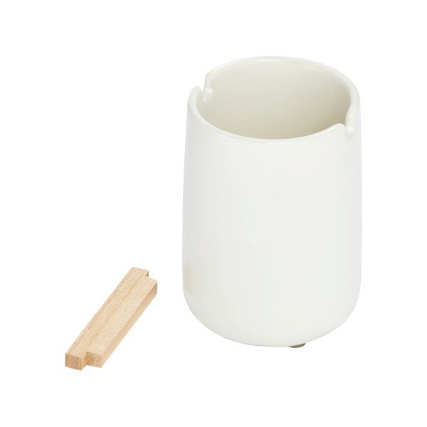 Tazza in ceramica bianca per spazzolini da denti Eco Vanity - iDesign-image-4