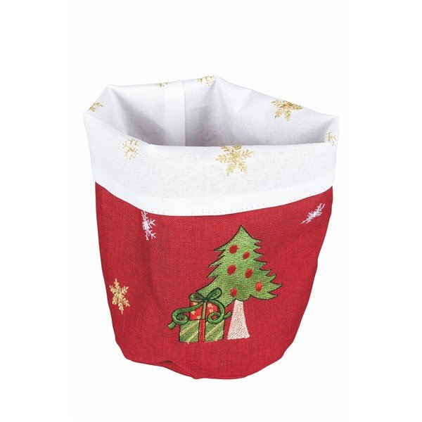 Cesto natalizio rosso Villa d'Este Albero di Natale - VDE Tivoli 1996-image-1