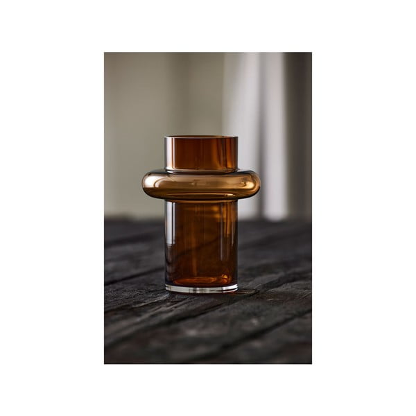 Vaso in vetro arancione Tube - Lyngby Glas-image-4