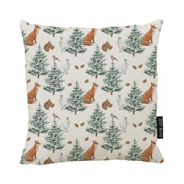 Cuscino decorativo con motivo natalizio 45x45 cm Winter Forest - Butter Kings