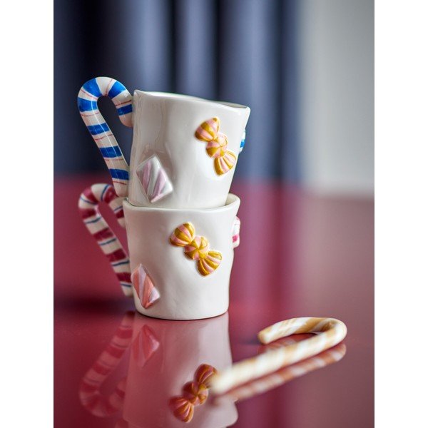 Tazzine in set in gres a tema natalizio 2 pz 264 ml Candice – Bloomingville-image-1