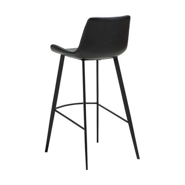 Sgabello da bar nero (altezza della seduta 74,5 cm) Hype – DAN-FORM Denmark-image-3