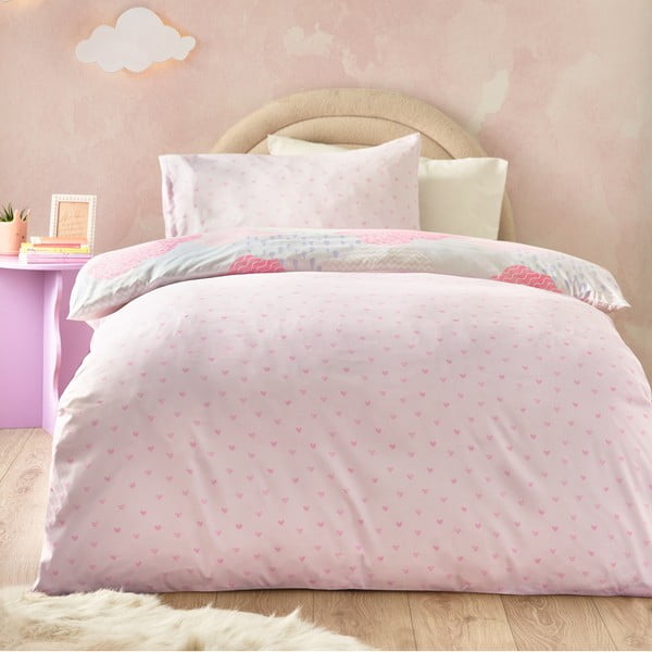 Biancheria da letto per bambini rosa in microfibra per letto singolo 135x200 cm Soft as a Cloud – Catherine Lansfield-image-2