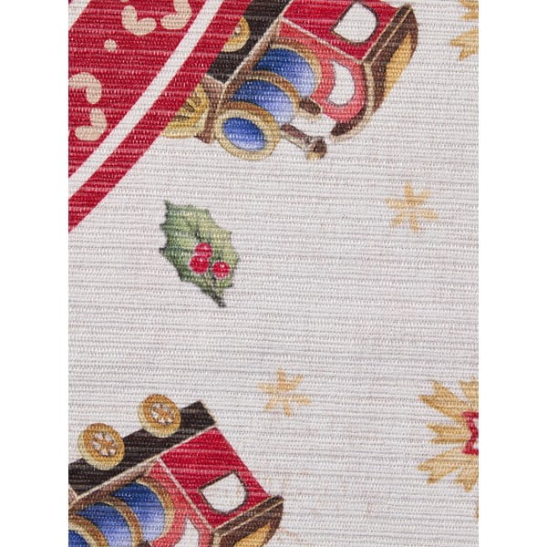 Tappeto rotondo rosso a tema natalizio ø 160 cm Toy's Delight Train – Villeroy&Boch-image-4