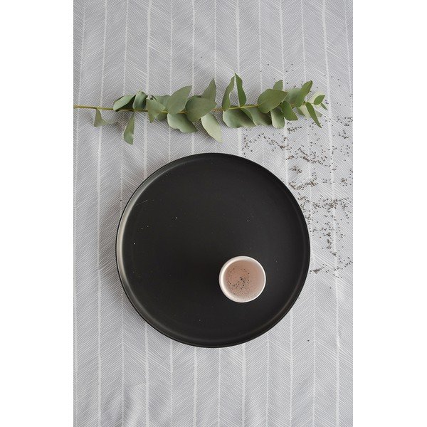 Piatto grande in gres nero , ø 27,5 cm Luna - ÅOOMI-image-2