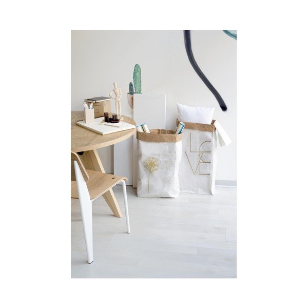 Cestino portaoggetti in carta riciclata Diente de Leon - Surdic-image-1