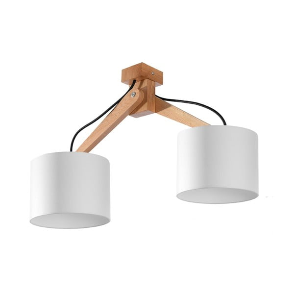 Lampada da soffitto bianca, lunghezza 55 cm Donna - Nice Lamps
