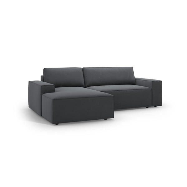 Divano letto angolare grigio scuro (angolo sinistro) Jodie - Micadoni Home-image-2