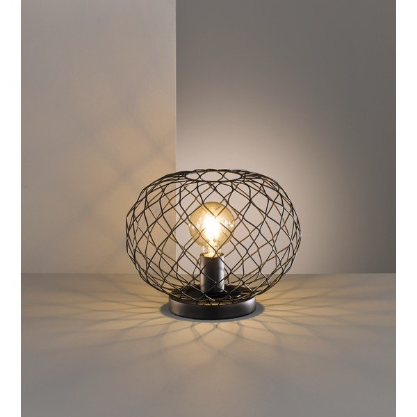 Lampada da tavolo nera Justin - Fischer & Honsel-image-3