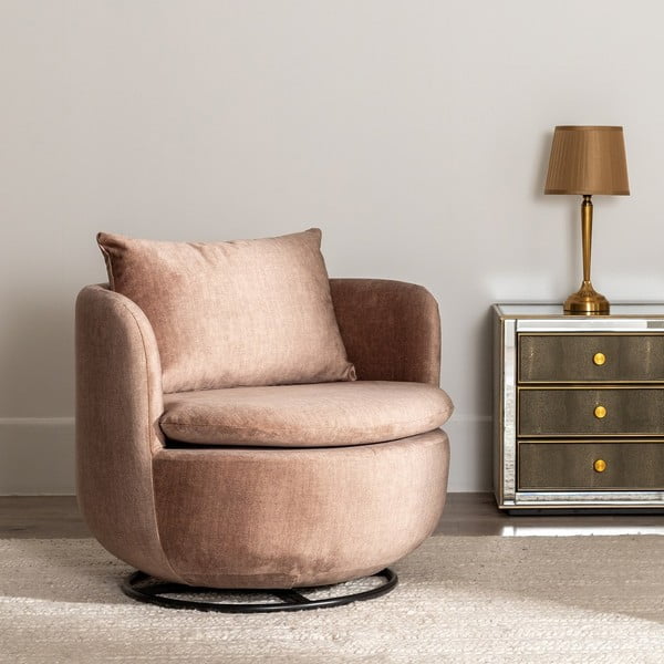 Poltrona marrone chiaro - Ixia-image-1