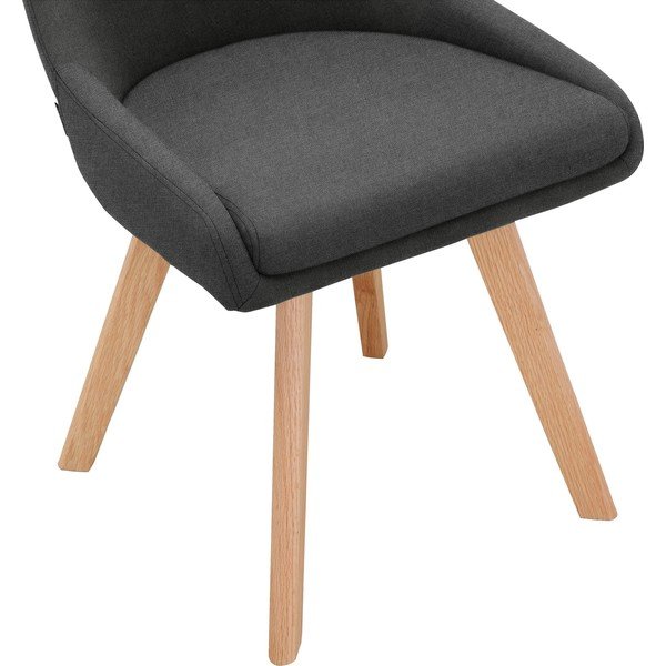 Sedia da pranzo grigio scuro Rudi - Støraa-image-4