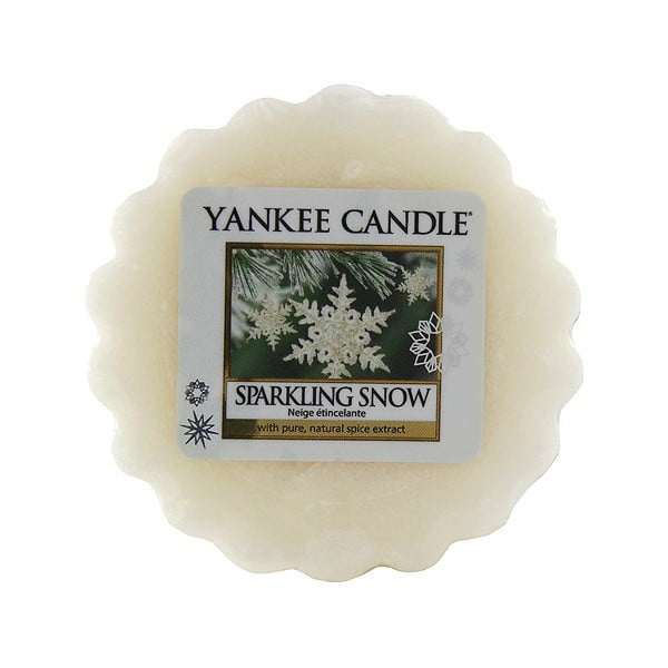 Vonný vosk do aromalampy Yankee Candle Jiskřivý Sníh, doba trvání vůně až 8 hodin