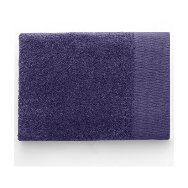 Asciugamano tipo terry viola in cotone 50x100 cm Amari – Restilo-image-3