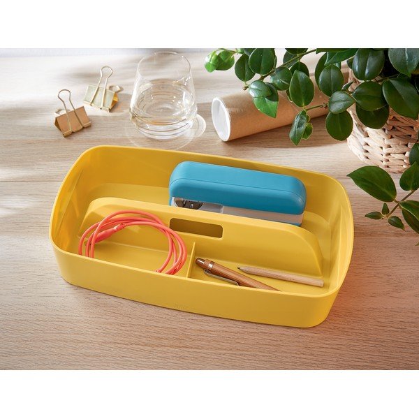 Organizzatore portatile giallo con maniglia Cosy - Leitz-image-3