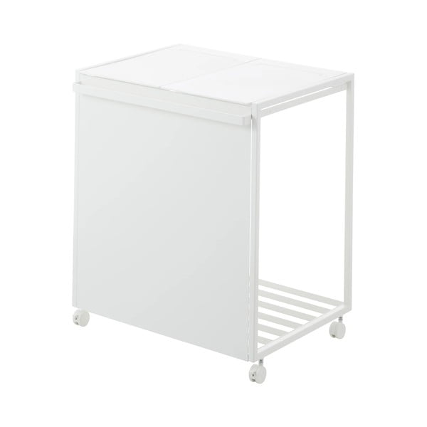 Bidone bianco in metallo per rifiuti differenziati Tower - YAMAZAKI