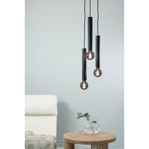 Lampada a sospensione nera con paralume in metallo 25x25 cm Sencillo - Markslöjd-image-1