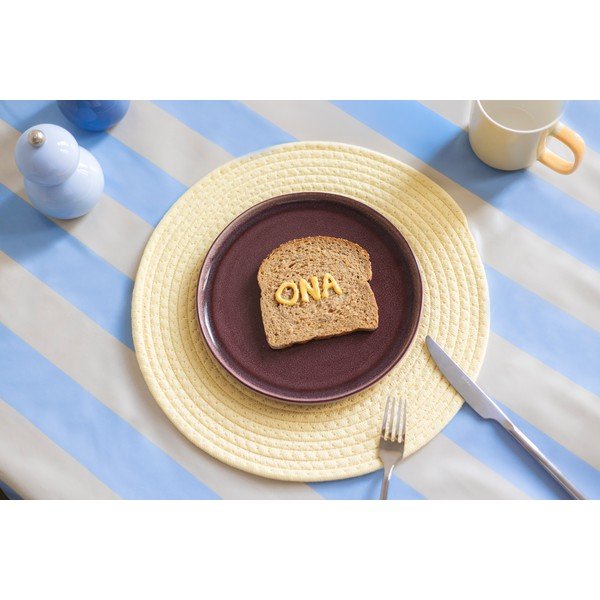 Piatto burgundy in gres ø 22 cm Duna – ONA-image-1