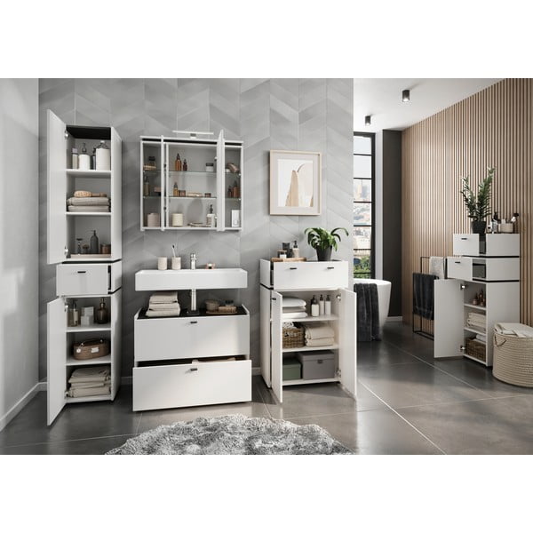 Mobile bagno alto bianco 34x189 cm Modesto - Germania-image-4