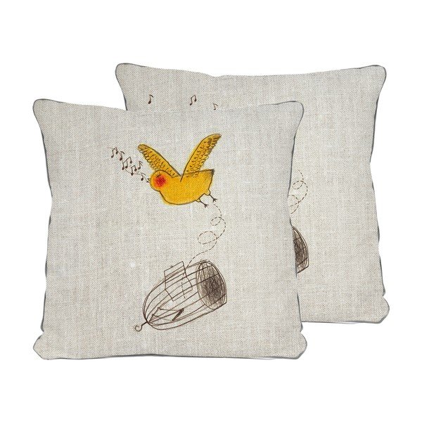 Cuscino beige Libero, 45 x 45 cm - Surdic-image-2