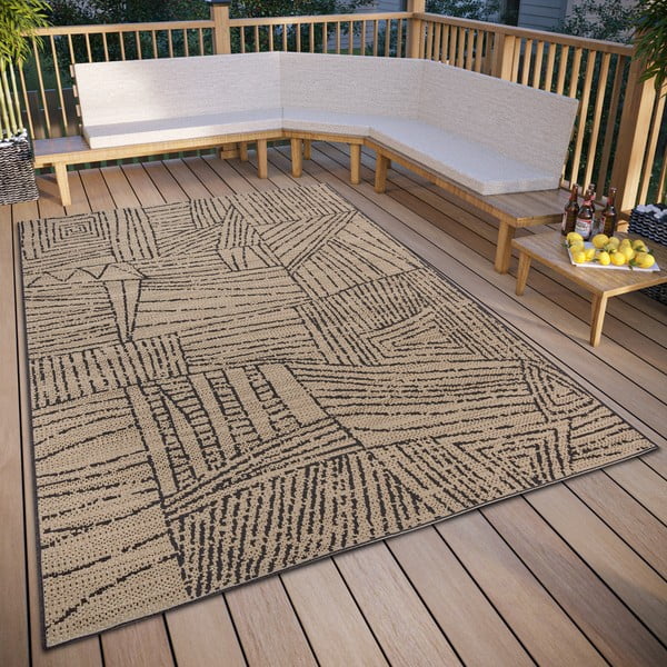 Tappeto beige per esterni 80x150 cm - Elle Decoration-image-1