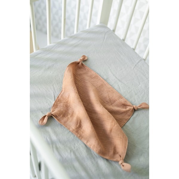 Lenzuolo di lino grigio per bambini Nature, 90 x 200 cm Light Grey - Linen Tales-image-1