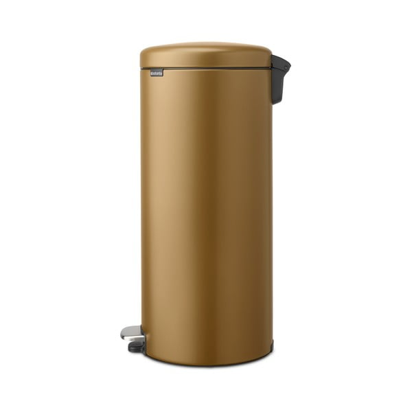 Cestino per la spazzatura color ottone in acciaio con pedale 30 l NewIcon – Brabantia