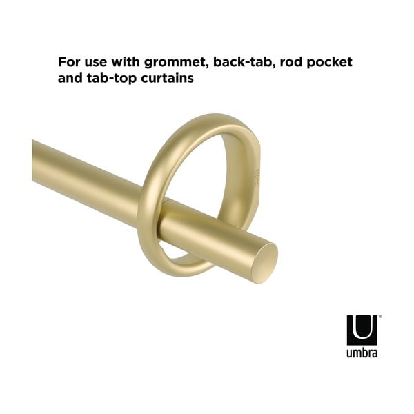 Mantovana estensibile in acciaio 107 - 305 cm Ringlet - Umbra-image-4