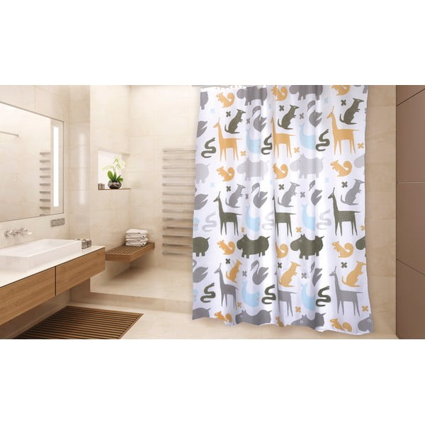 Tenda per doccia 180x200 cm Noe – MSV-image-2