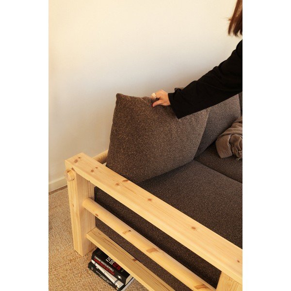 Divano grigio scuro 225 cm Bare – Karup-image-3