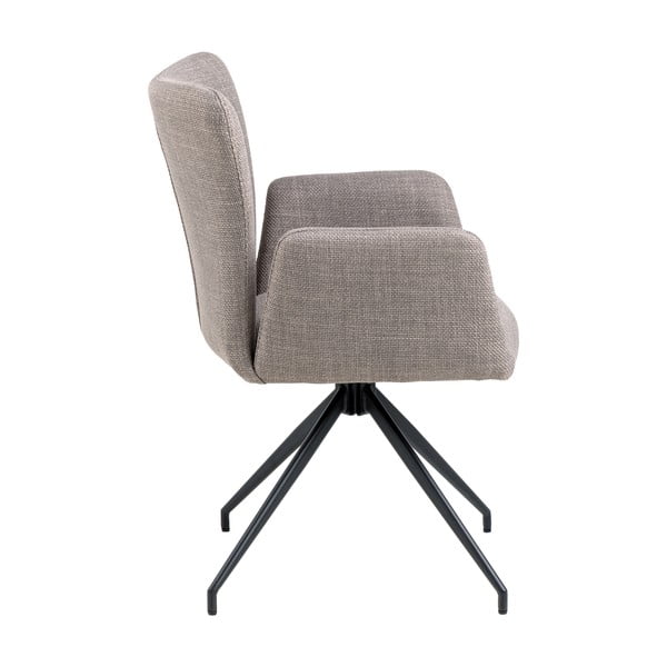 Set di sedie da pranzo grigia in imbottito 2 pz Laura – Actona-image-4